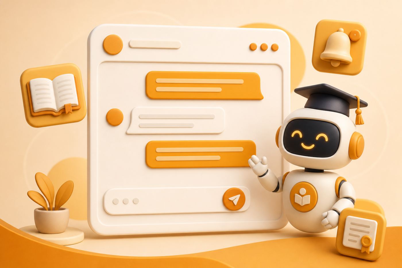 دستیار AI پشتیبانی دانش‌آموز آموزشگاه